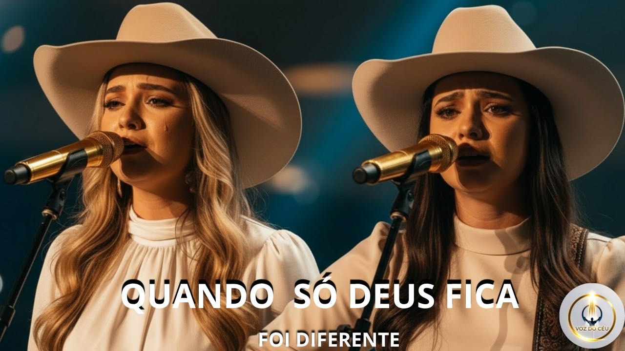 QUANDO SÓ DEUS FICA Louvor Sertanejo Gospel Ao Vivo Foi Diferente
