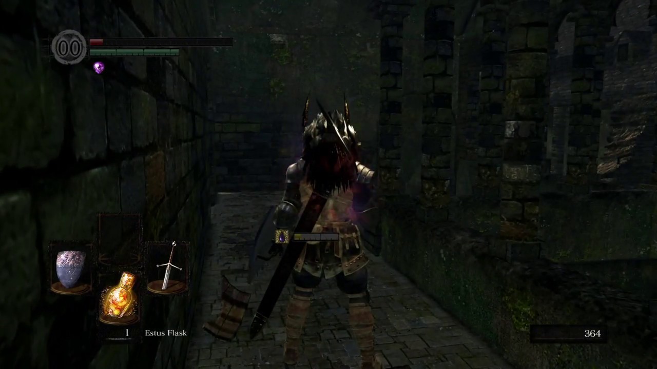 [DARK SOULS REMASTERED] Got poisoned by a rat.