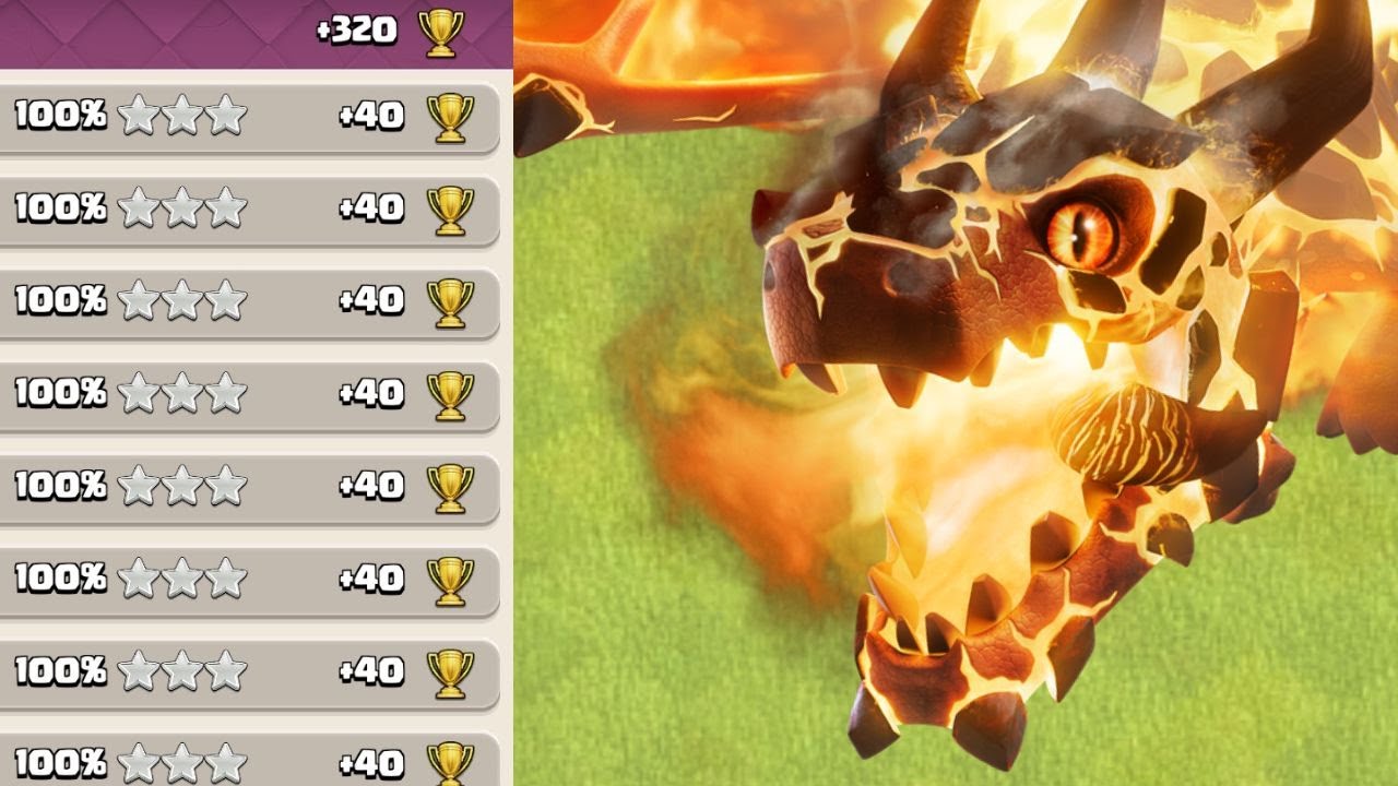 O MELHOR DRAGÃO DO CLASH OF CLANS?