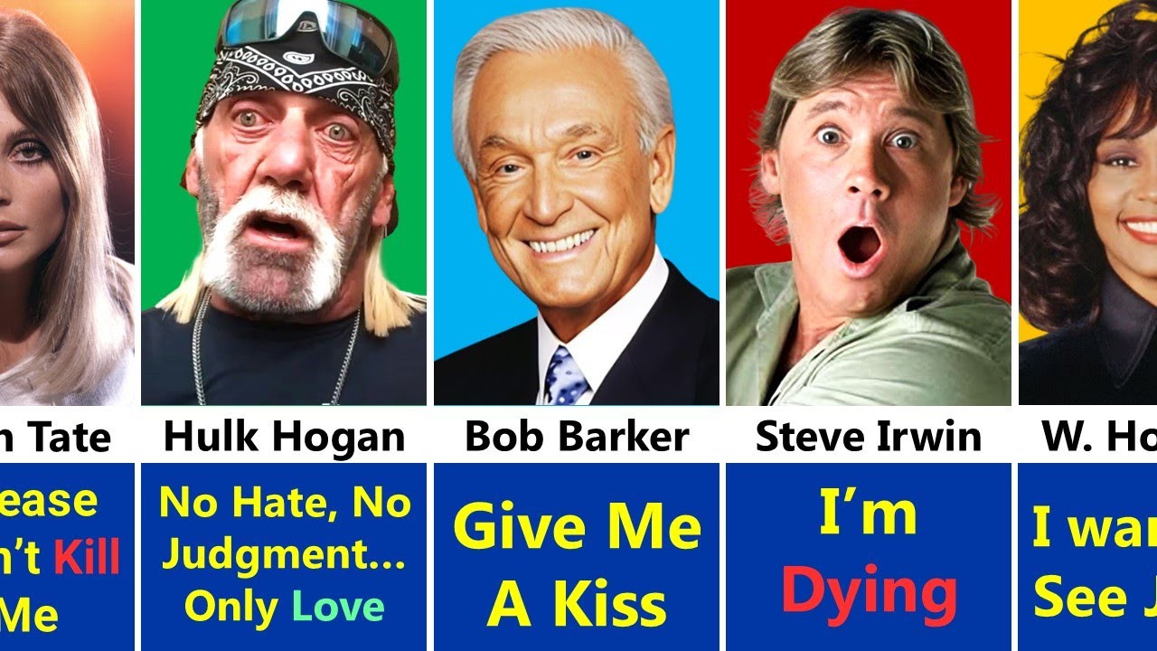 😱 SHOCKING Last Words of Hollywood Legends Before Death