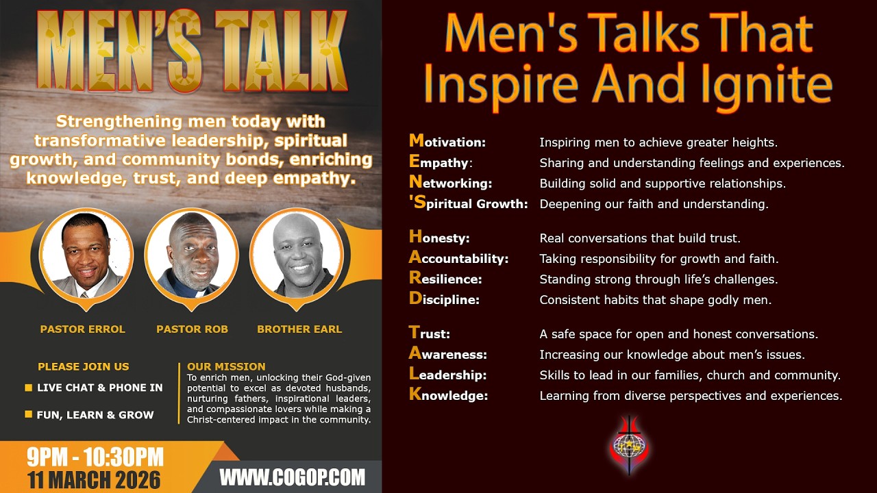 Men's Hard Talk | Wednesday 11 March 2026