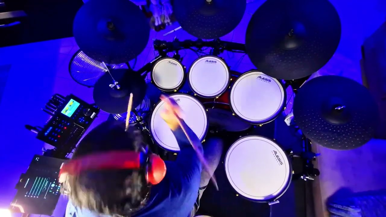 ALL THE THINGS SHE SAID - SIMPLE MINDS - DRUM COVER ON ALESIS STRIKE PRO SE EDITION