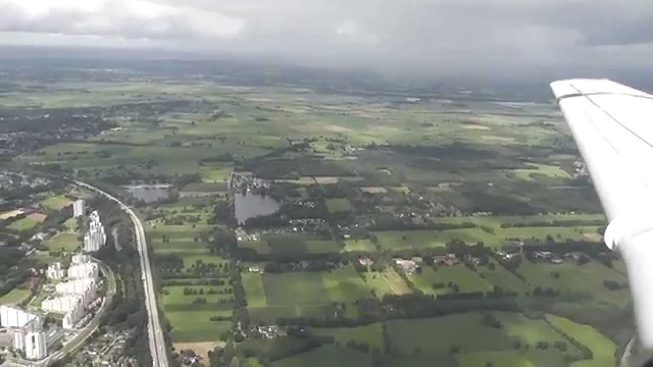 Landing Airport Bremen Fokker 70 (Flight KL 1755)