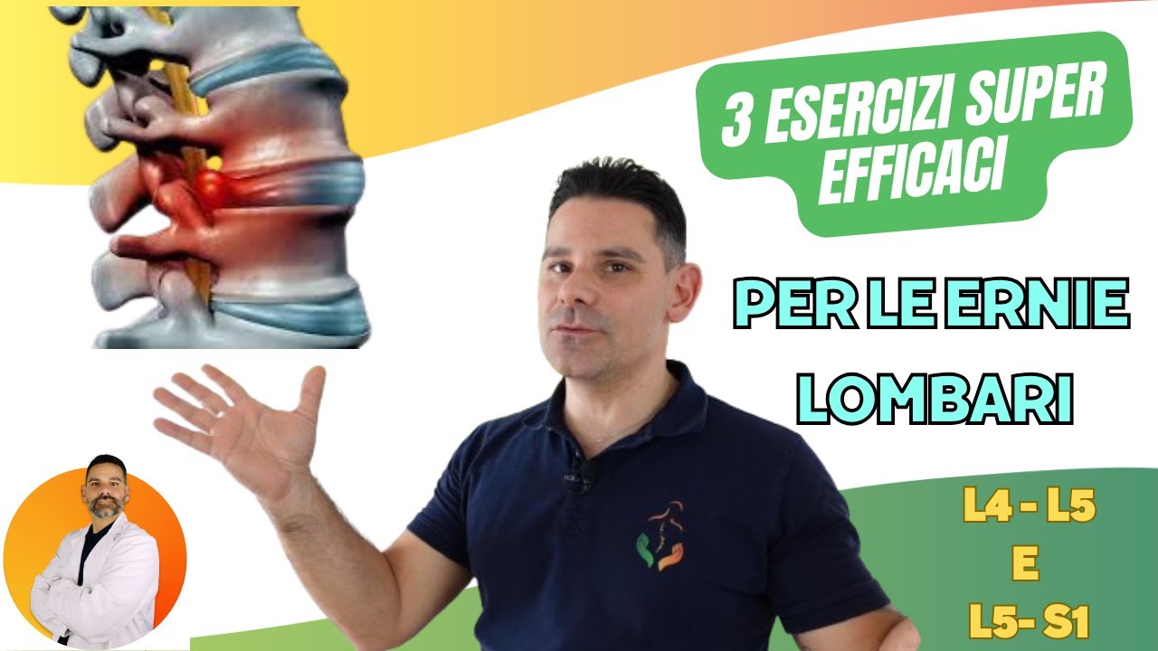 3 esercizi super efficaci per ernie l4 l5 e l5 s1