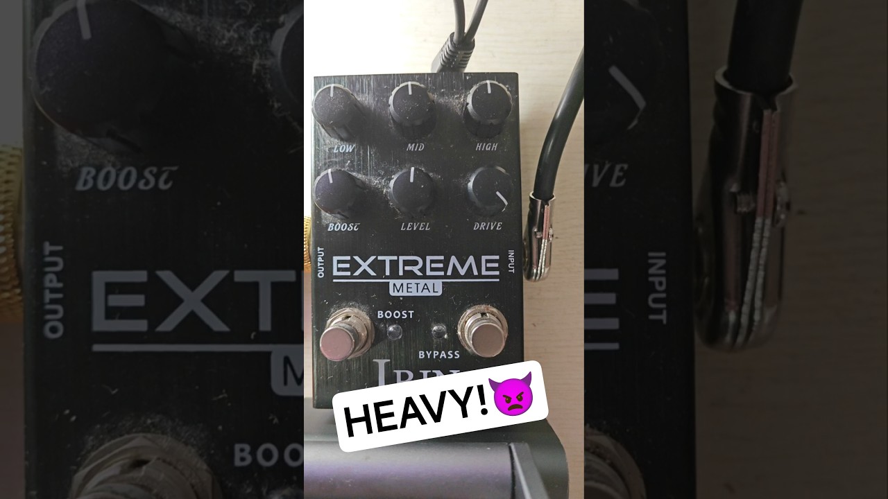 Extreme heavy metal guitar pedal!   #guitarpedal  #guitarpedaldemo