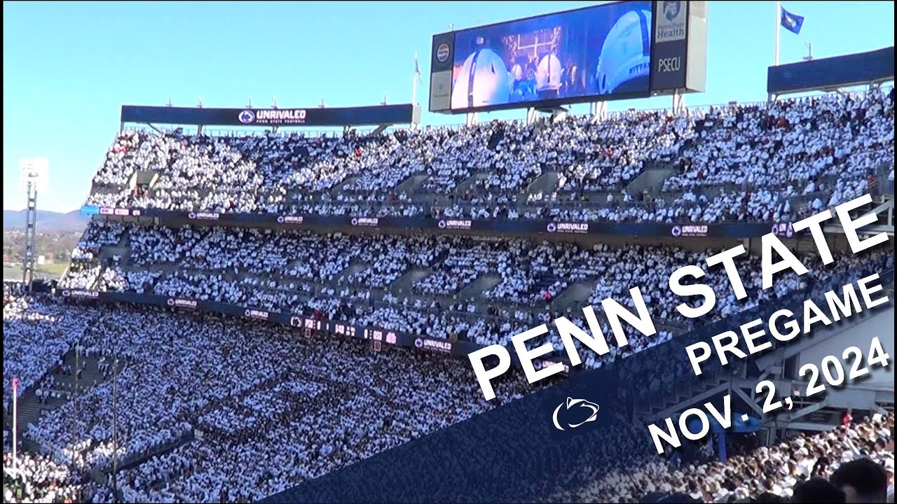 The Penn State Blue Band pregame show, 11/2/2024.