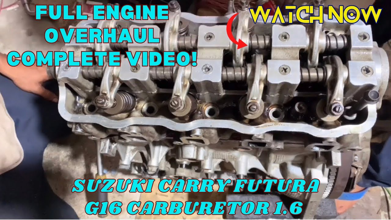 Suzuki Carry G16 Carburetor Overhaul Step by Step