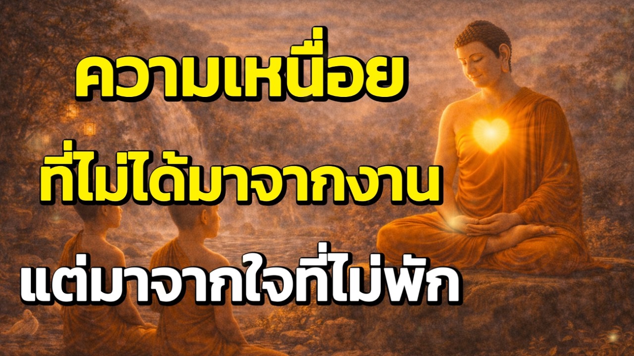 〈ฟังธรรมะก่อนนอน〉 | Ep.346 | ความเหนื่อยที่ไม่ได้มาจากงาน แต่มาจากใจที่ไม่พัก