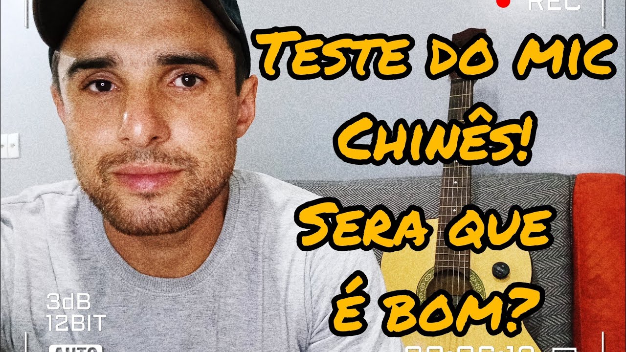 Teste do microfone chinês! Será que é bom?
