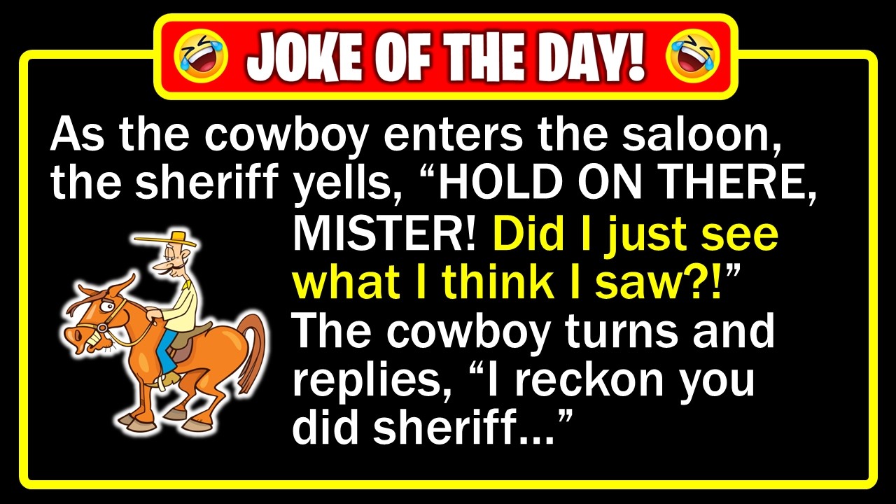 🤣 BEST JOKE OF THE DAY! - A cowboys cure for chapped lips works oddly well!!... | Funny Dad Jokes