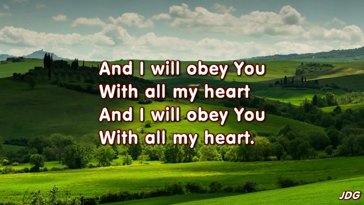 I will obey - Children's praise
