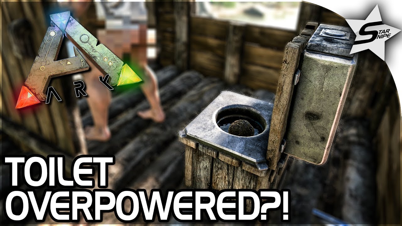 TOILET OVERPOWERED?! - HARPOON GUN, MOTORBOAT, TOILET in ARK Survival Evolved - ARK NEW UPDATE 258