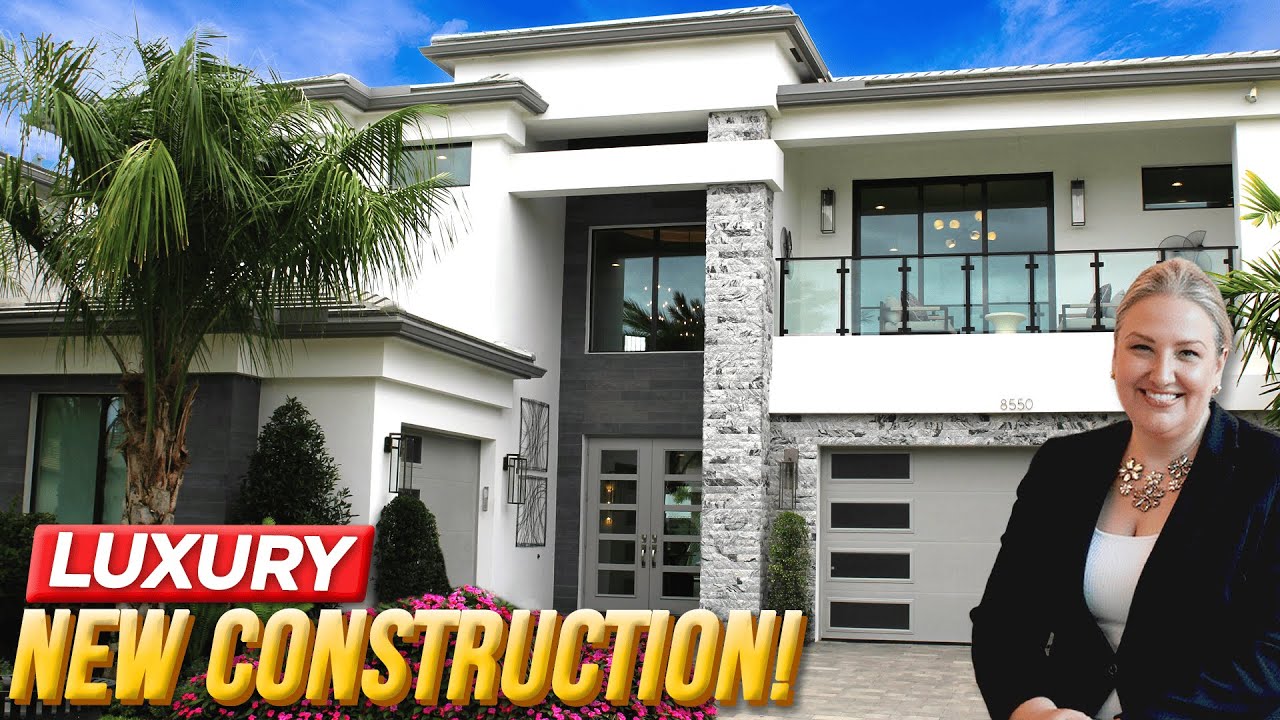 Tour this South Florida Modern Luxury New Construction Custom Home for Sale | Boca Raton Gl Homes
