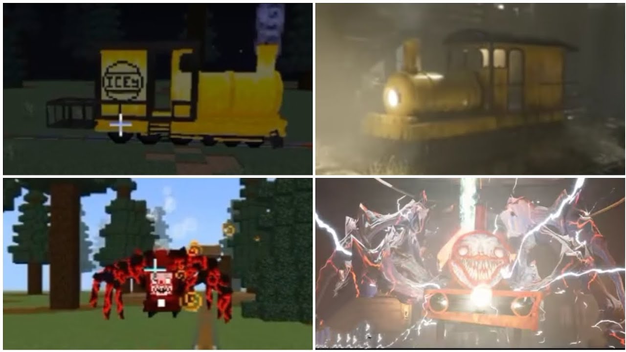 Bermain Map Choo Choo Charles Di Minecraft Sampai Tamat