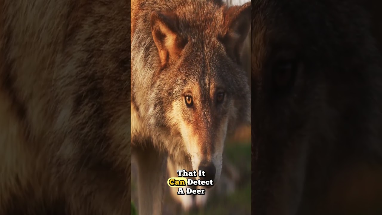 🐺 The most coordinated hunter in the forest 😱 Wolf curiosities #animals #didyouknow #curiosities