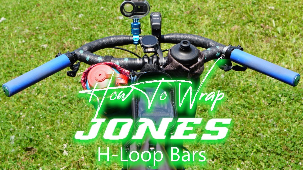 How to Wrap Bar Tape on Jones H-Bar Loop (Supacaz Super Sticky Kush / ESI Grips)