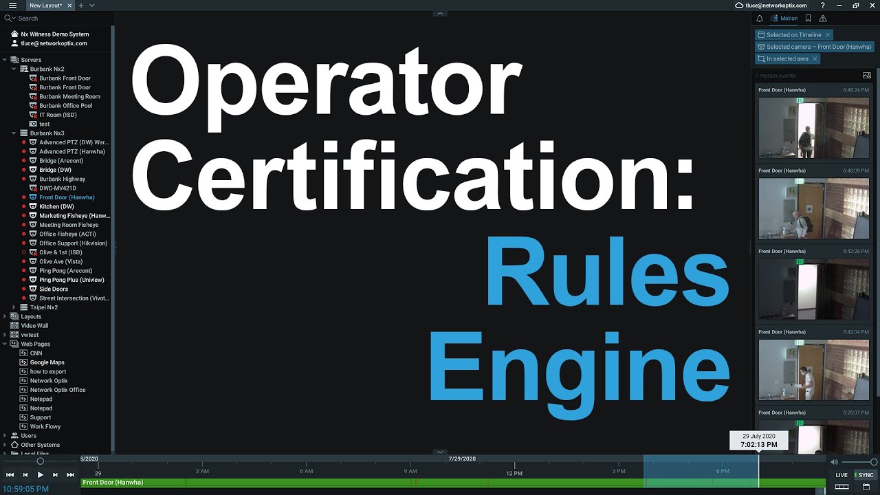 20 - Rules Engine - Nx Operator Certification