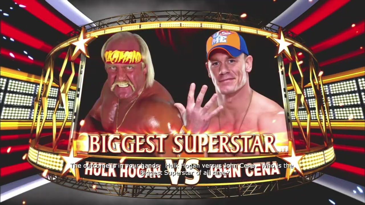 WWE All Stars Fantasy Warfare Biggest Superstar Hulk Hogan VS John Cena (Used Both Superstars)