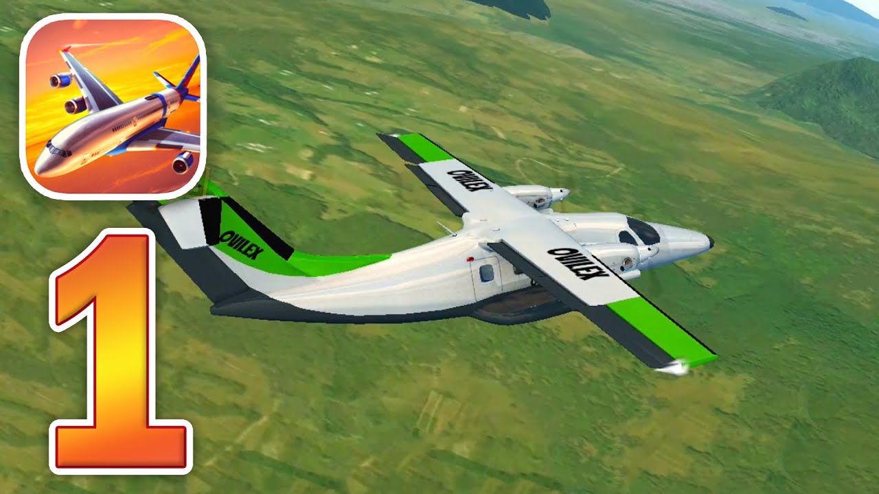 Flight Sim 2018 #1 Atlanta & Miami - Airplane Simulator - Android iOS Gameplay FHD