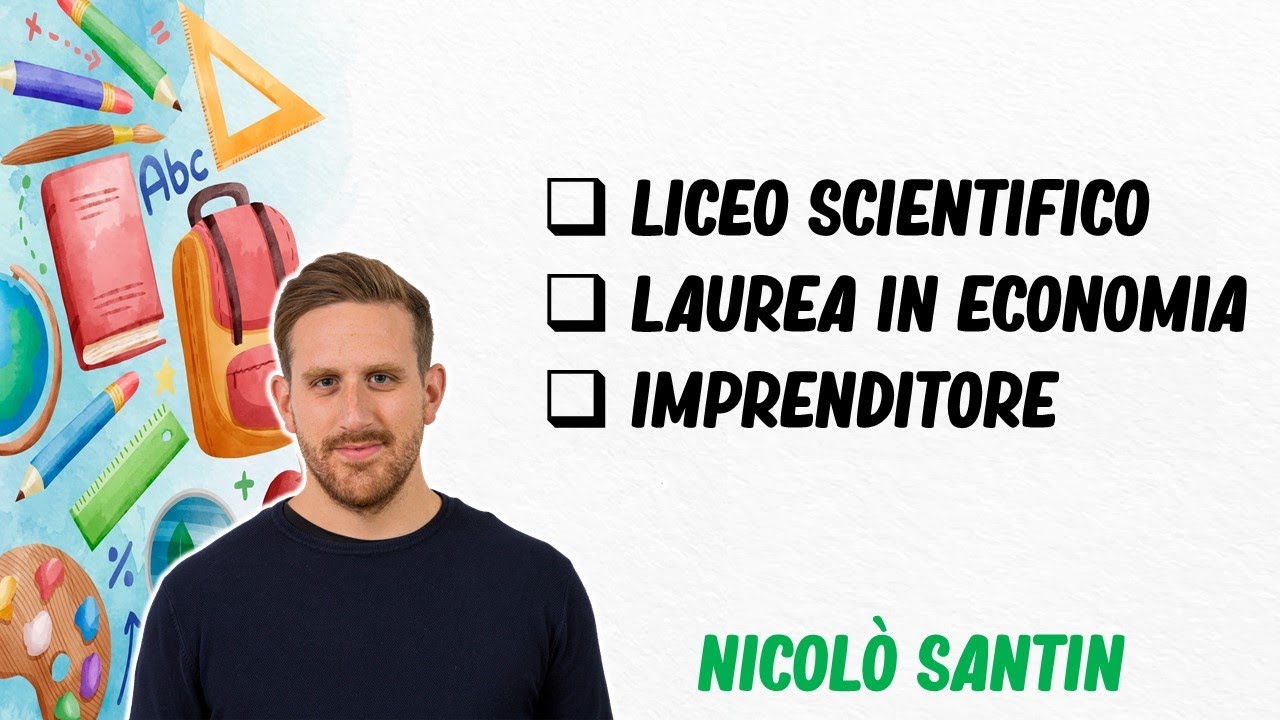 Nicolò Santin - Imprenditore - Liceo Scientifico e Laurea in Economia