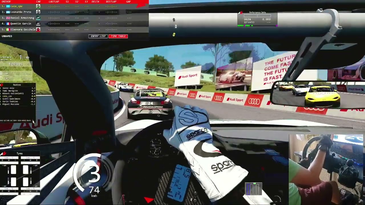 Mazda MX5 CUP - Bathurst Mount Panorama #assettocorsa #simracing #mx5cup #logitechg29 