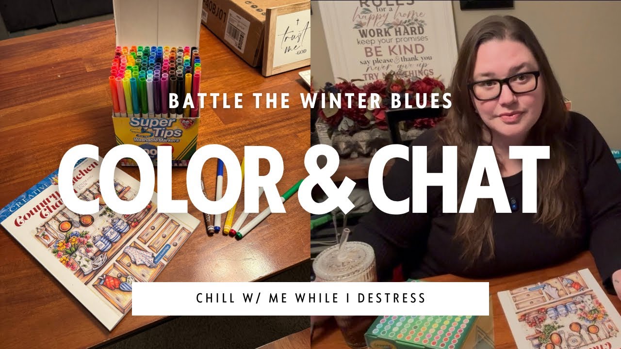 Beating the Winter Blues with Coloring | Calm Chat & Self-Care
