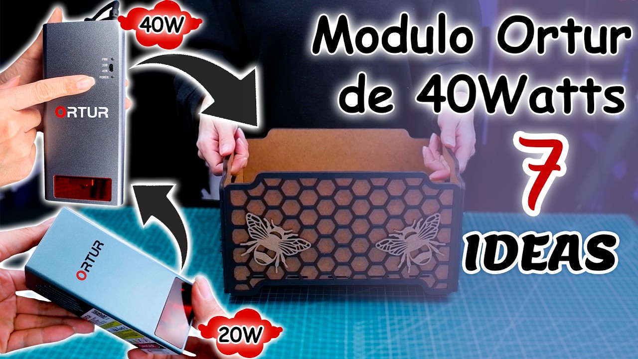 Cómo Cambiar el Módulo Láser de 💥20W a 40W 💥en tu ORTUR: Guía Completa y 7 Ideas para Emprender