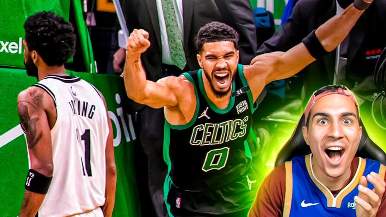GAME-WINNER en el ÚLTIMO SEGUNDO 🚨🎯 de TATUM vs UN KYRIE MUY PICADO! - CELTICS vs NETS (Game 1)