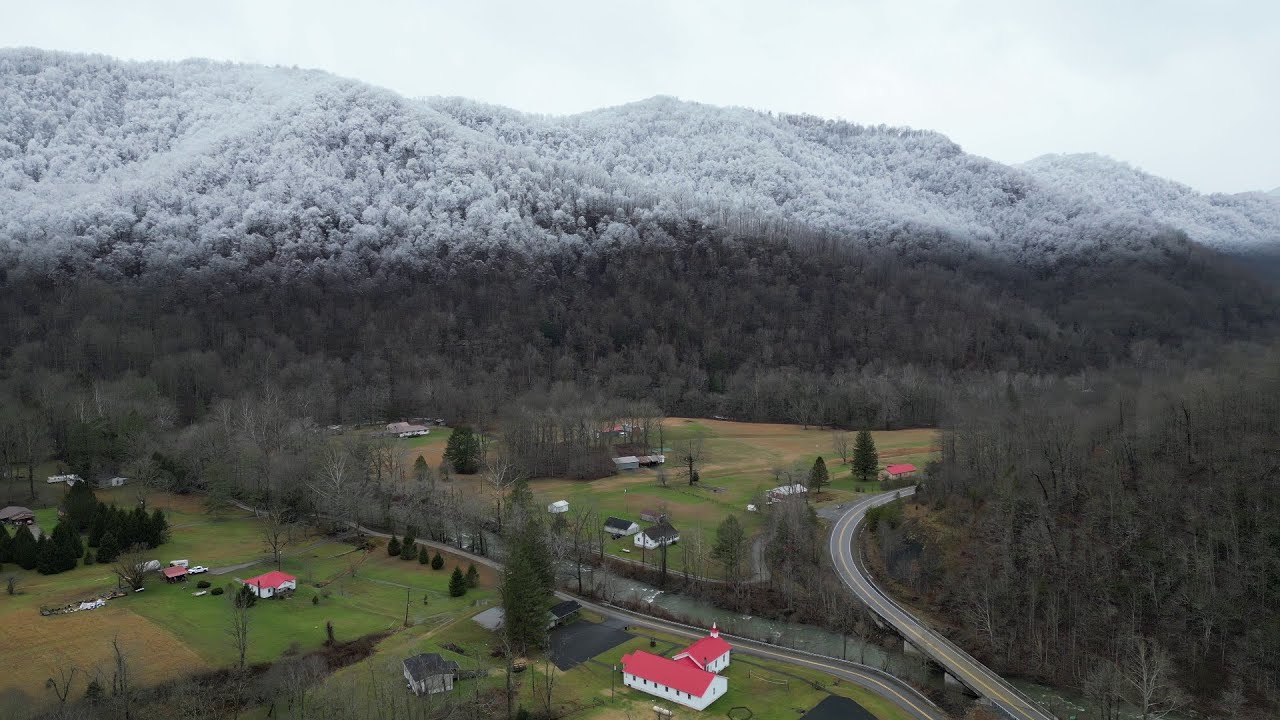 Drone Scenes: Webster Springs & Diana, West Virginia