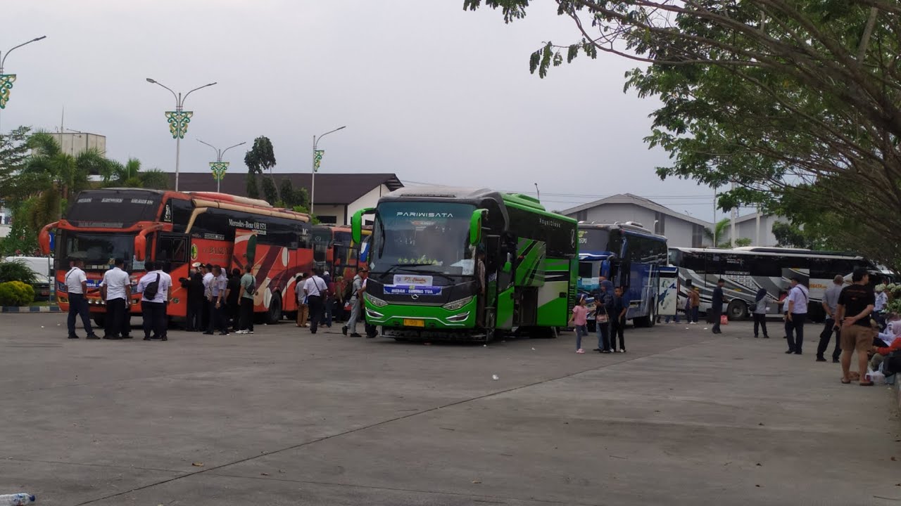 HUNTING!! BUS Di TERMINAL AMPLAS HARI INI!! KAMIS 19 MARET #huntingbussumatera 