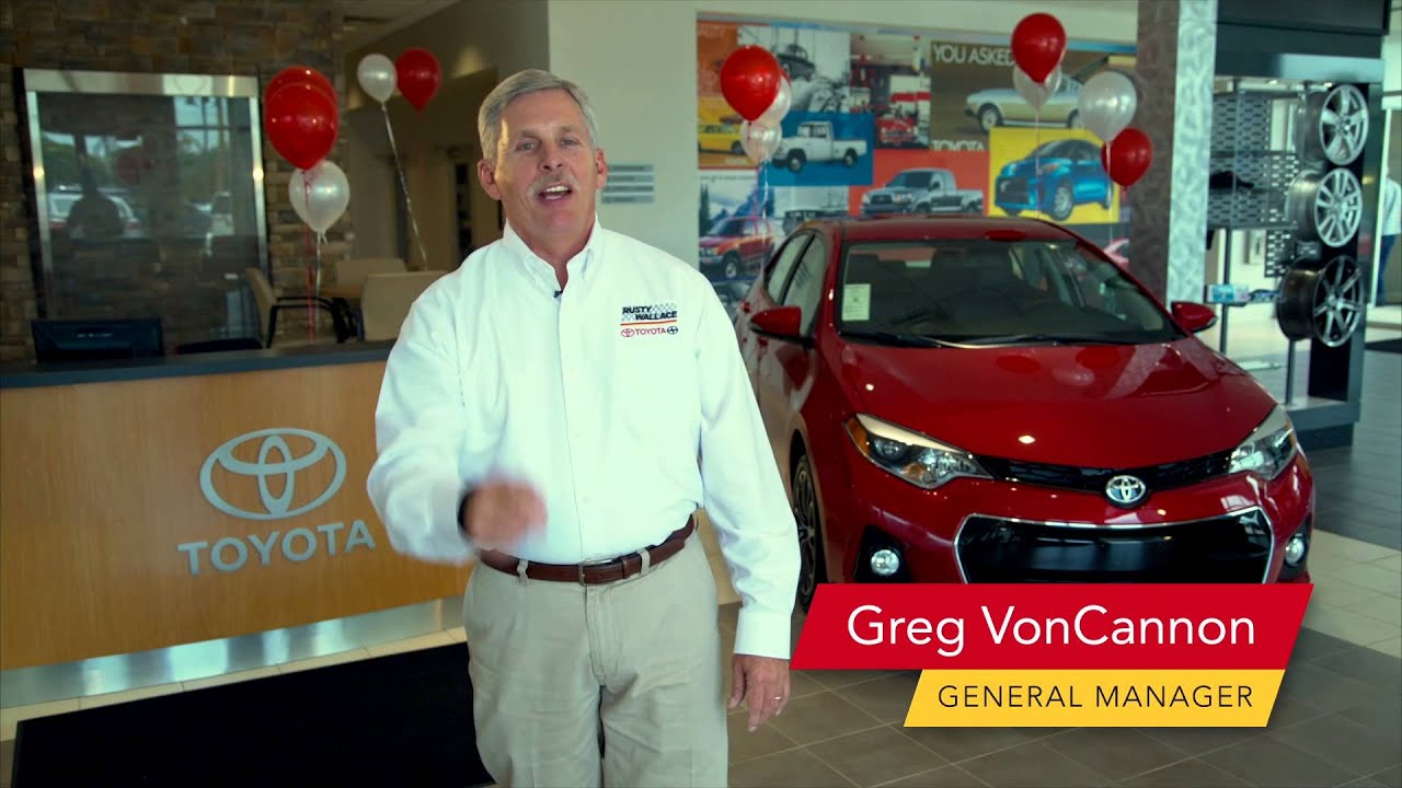 It's the Rusty Wallace Toyota Grand Opening Anniversary Celebration!