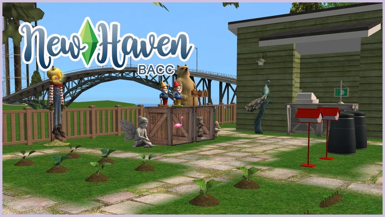 The Sims 2 // BACC New Haven 🏘  // 38 // Speed Build - Lonny's Garden Shop