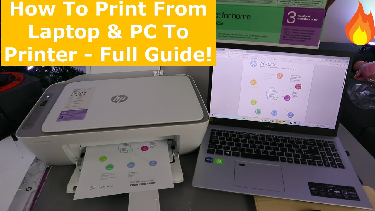 How To Print From Laptop & PC To Printer - Full Guide!