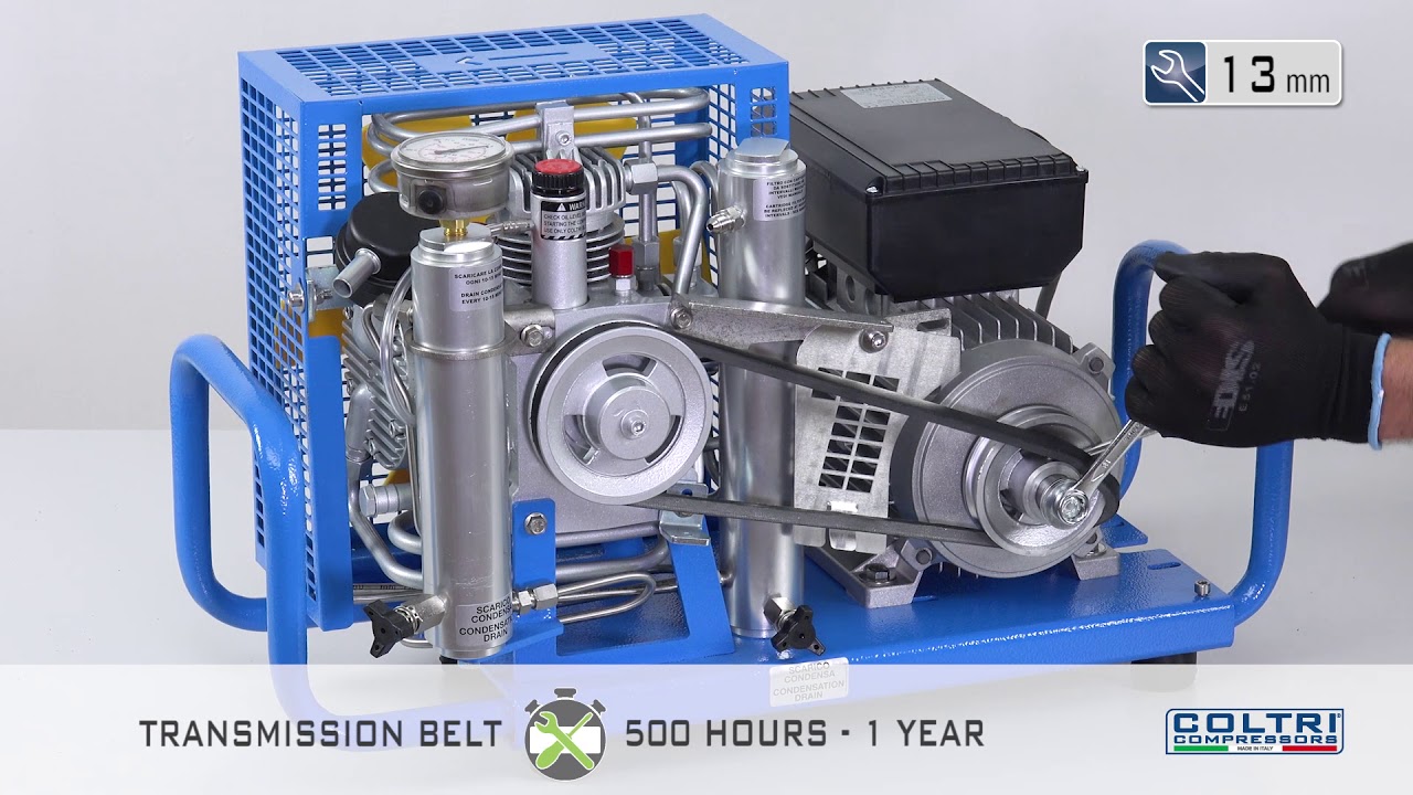 Maintenance Video for the MCH6 COLTRI Diving Compressor