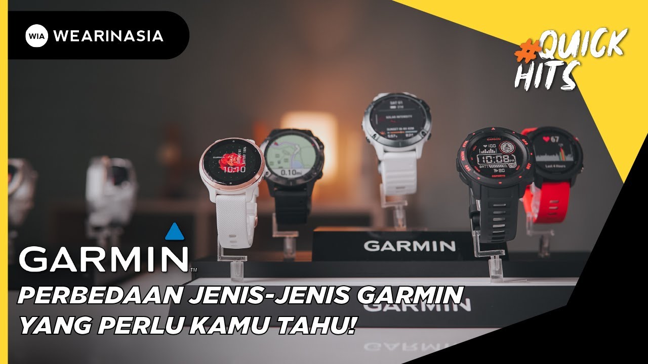 BEDA TIPE-TIPE SPORTWATCH GARMIN PART 1: FORERUNNER, VENU, INSTINCT, & FENIX
