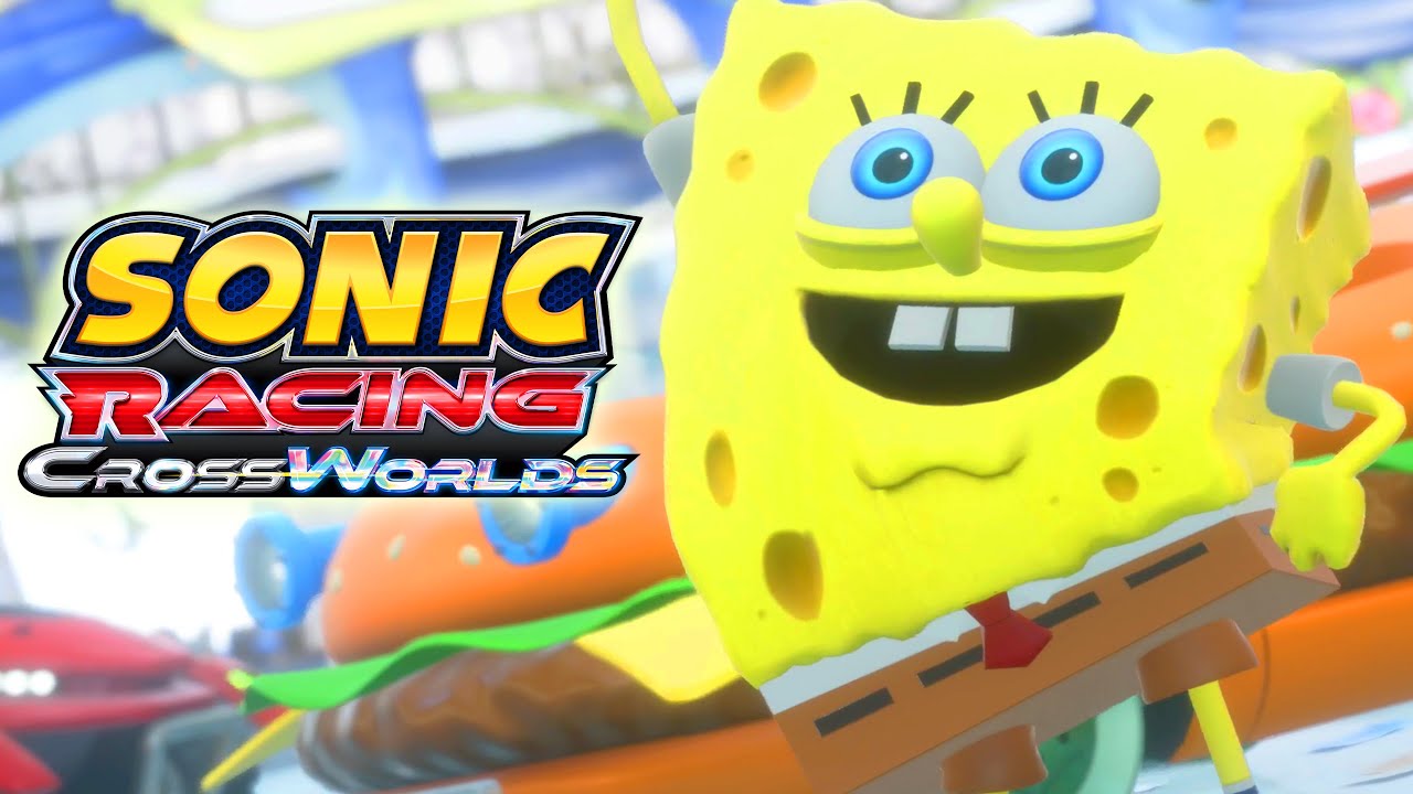 Spongebob Unlock + Gameplay - Sonic Racing Crossworlds