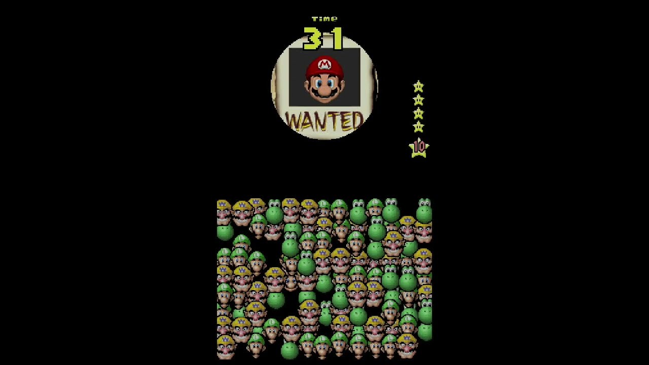 Wanted!【Over Blob】・Puzzle Minigame・New Super Mario Bros. DS・Nintendo Wii U #cbu