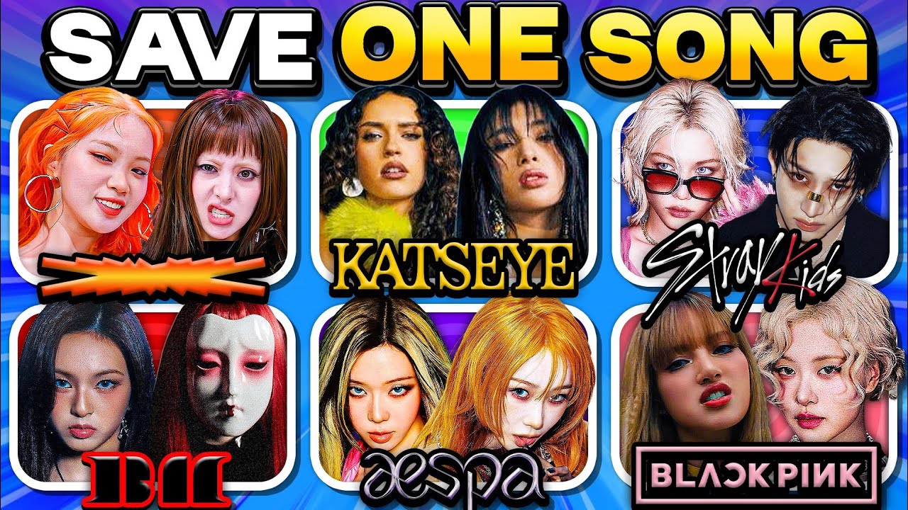 SAVE ONE SONG PER KPOP GROUP CHALLENGE! ⚡| KPOP GAMES 2025🎮🔥