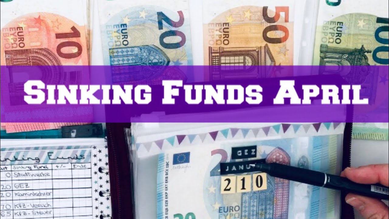 APRIL 💌 Sinking Funds - Sparen + Finanzen organisieren  im Filofax