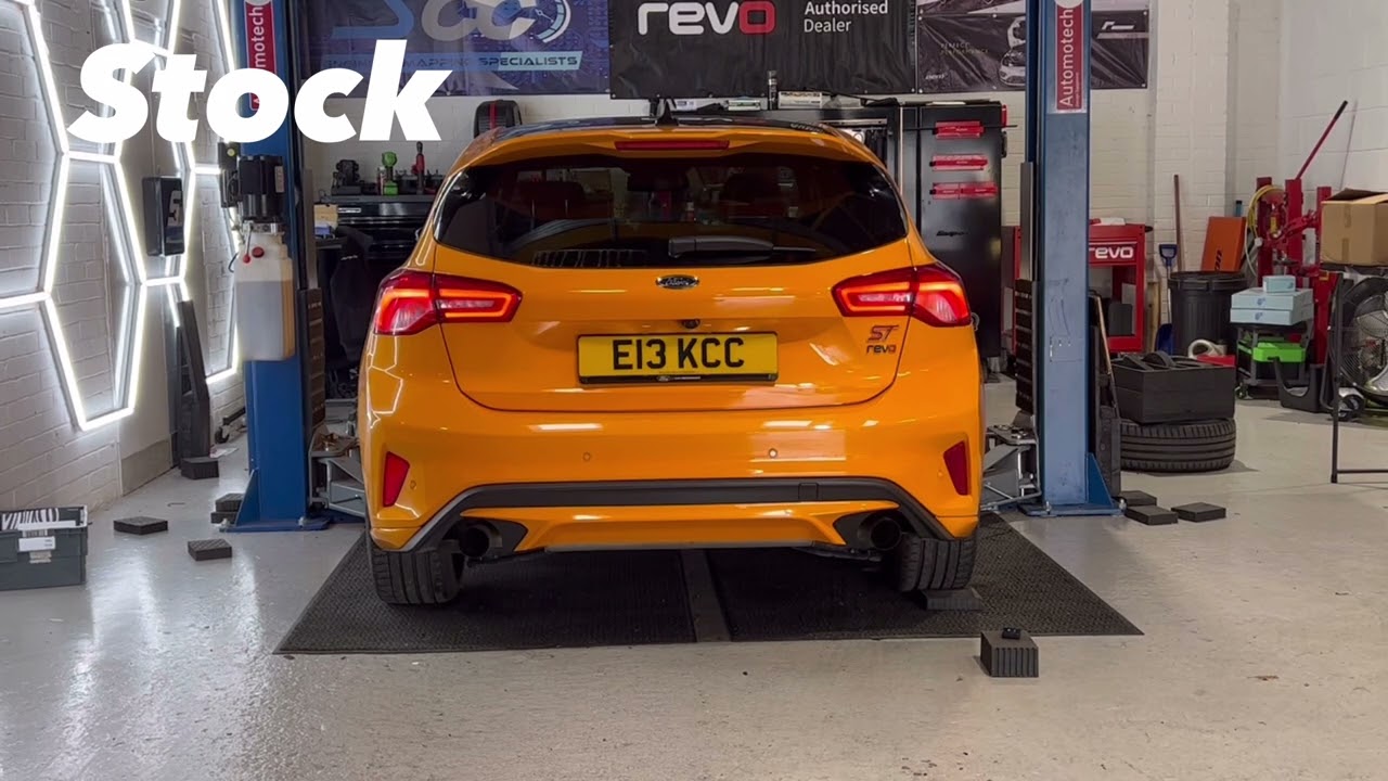 MK4 Focus ST - Scorpion GPF Back Comparison with Stock Exhaust