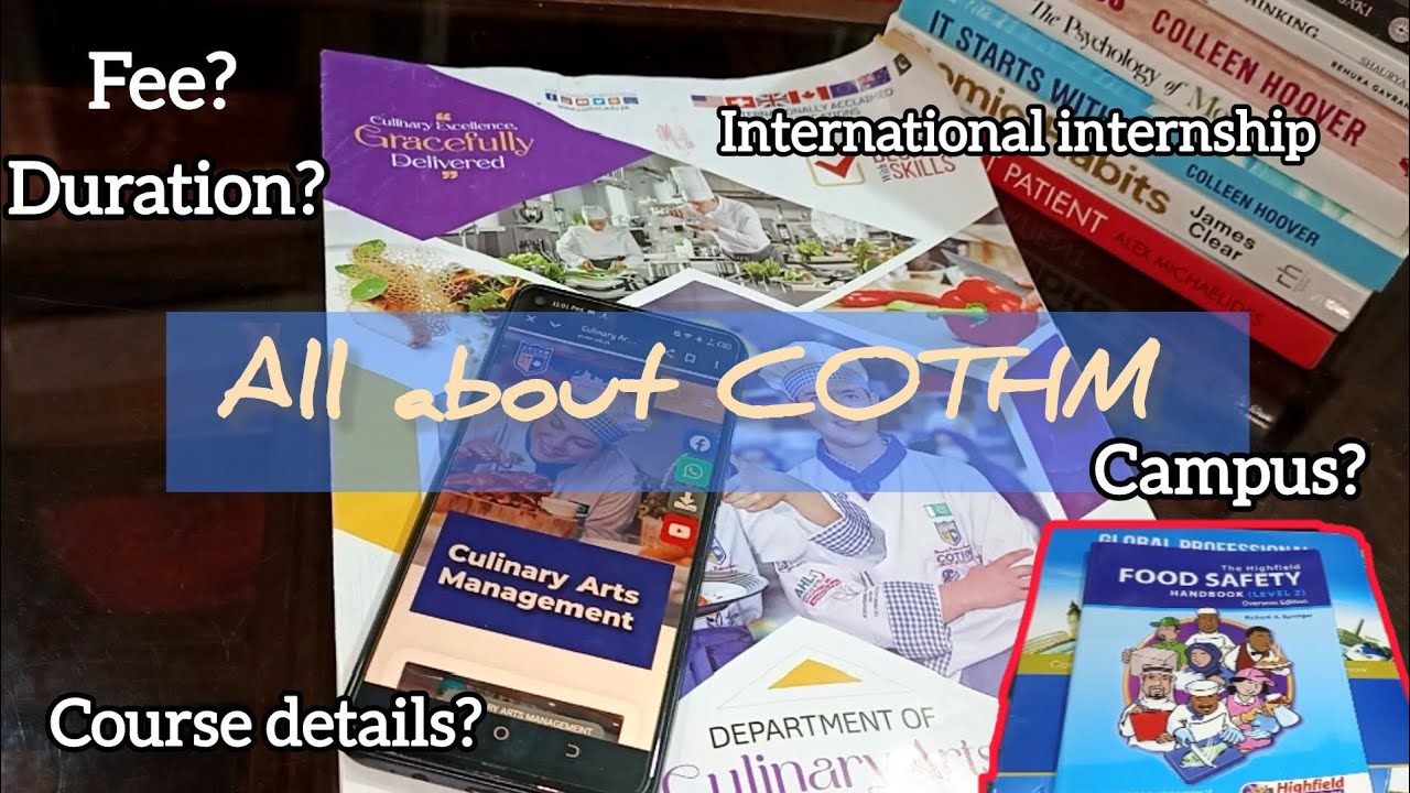 Admission in COTHM | Course details | COTHM College | COTHM international #admission #culinary