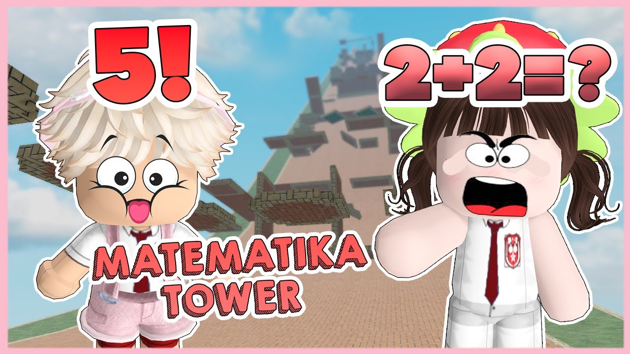 ACIL & CUPI MATH CHALLENGE IN THIS TOWER - Roblox Indonesia