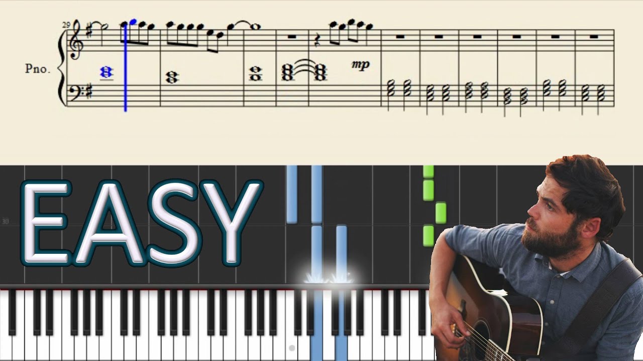 Passenger - Let Her Go - EASY Piano Tutorial + Sheets