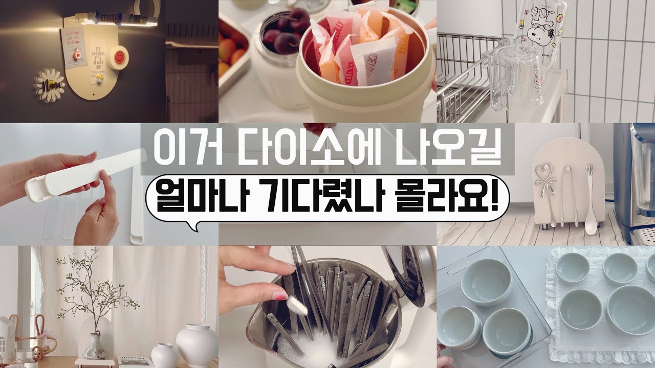 활용도 200% 다이소 신상! 재고 있을 때 무조건 사야할 꿀템/ 정리정돈 용품은 역시 다이소가 최고! / 공간활용꿀팁 / 수납정리 / 미니멀라이프 / 단정한 정리정돈 꿀팁