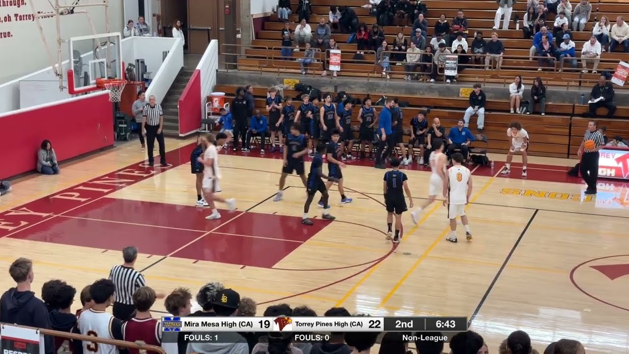 Mira Mesa High vs Torrey Pines High Boys Varsity Basketball on November 19, 2025
