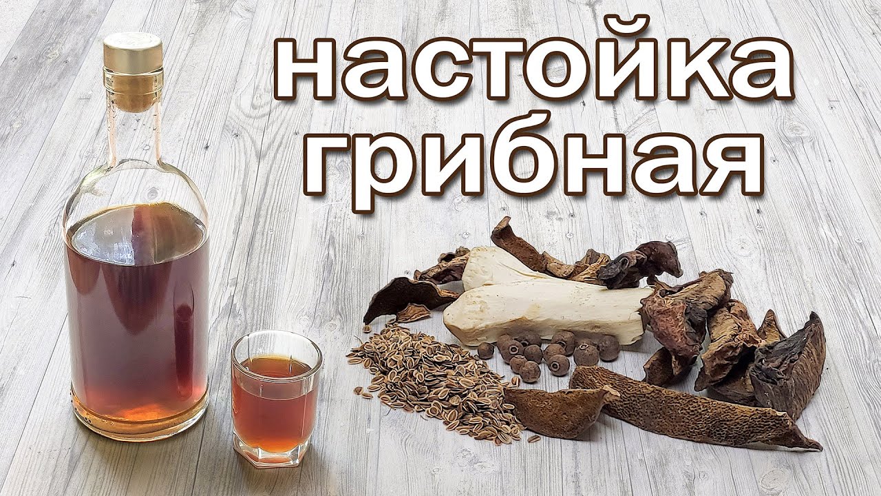 Домашняя грибная настойка под шашлык и другие мясные закуски