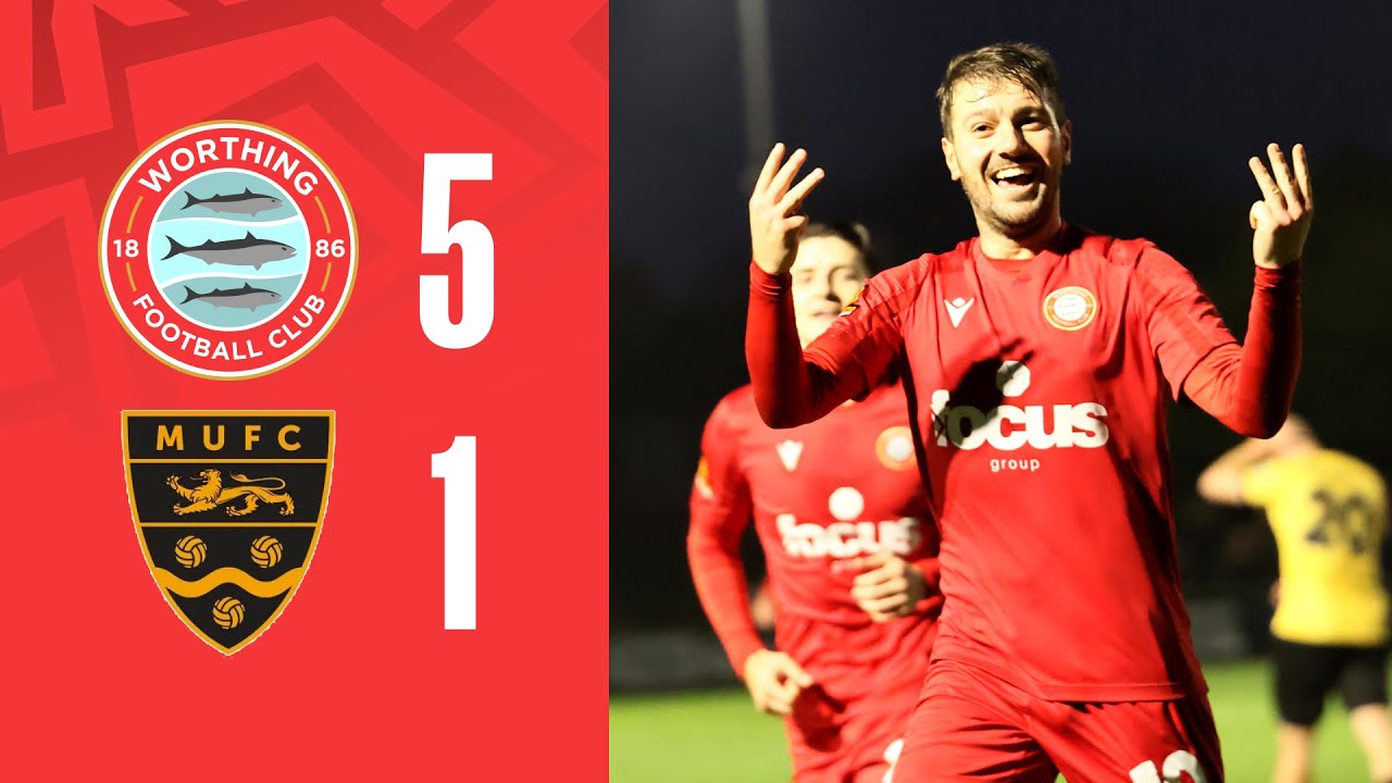 PEARCE SCORES ANOTHER HATTRICK | Worthing 5-1 Maidstone United | Highlights