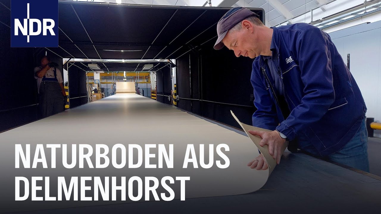 Linoleum-Produktion aus Niedersachsen für die ganze Welt | Die Nordreportage | NDR Doku