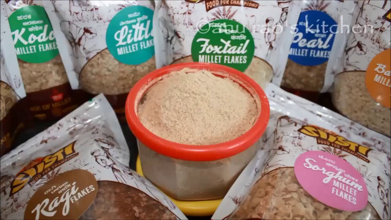 Millet Flakes Malt Powder Recipe | Healthy Malt Powder | Easy Flakes Malt Powder