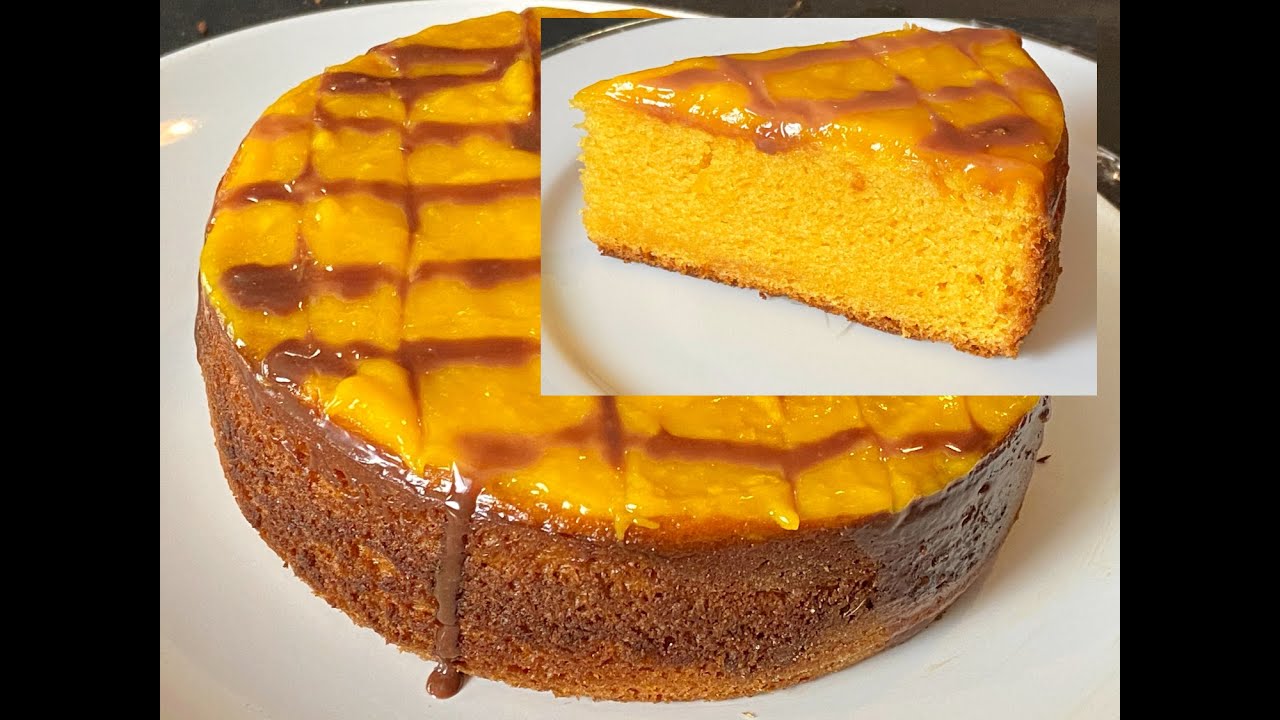 BIRTHDAY SPONGE CAKE കുക്കറിൽ പഴുത്ത മാങ്ങാ സ്പോഞ്ജ് കേക്ക് || NO MILK  NO BUTTER NO OVEN